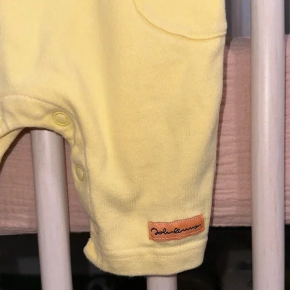 Carter's Vintage Rare John Lennon "Living Life in Peace" One Piece Onesie 0-3M - Picture 2 of 6